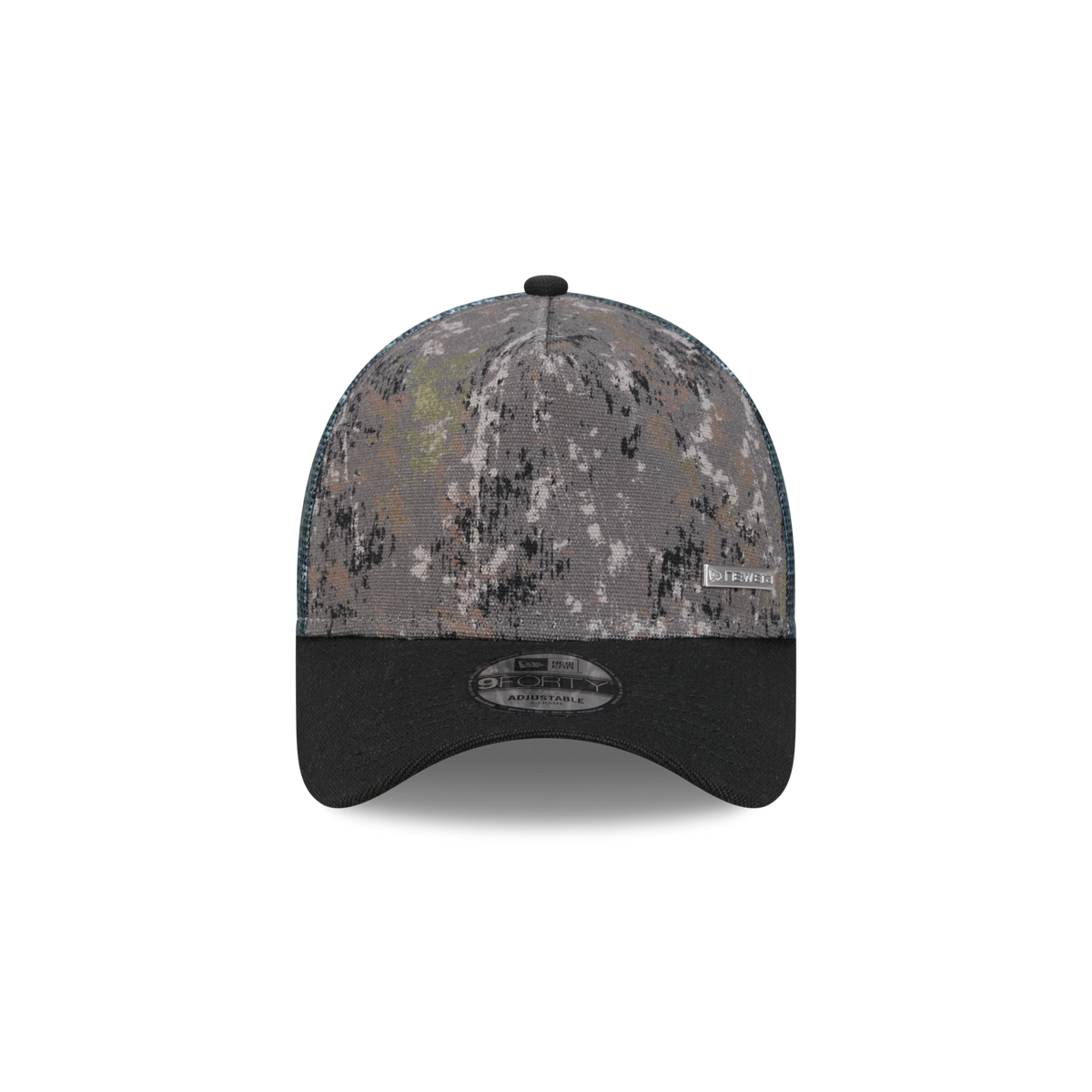 New Era Branded Abstract Camo 9FORTY A-Frame Trucker Hat