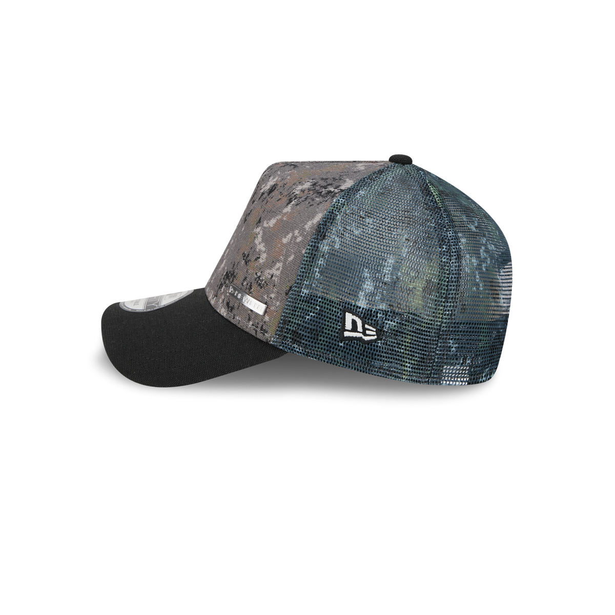 New Era Branded Abstract Camo 9FORTY A-Frame Trucker Hat