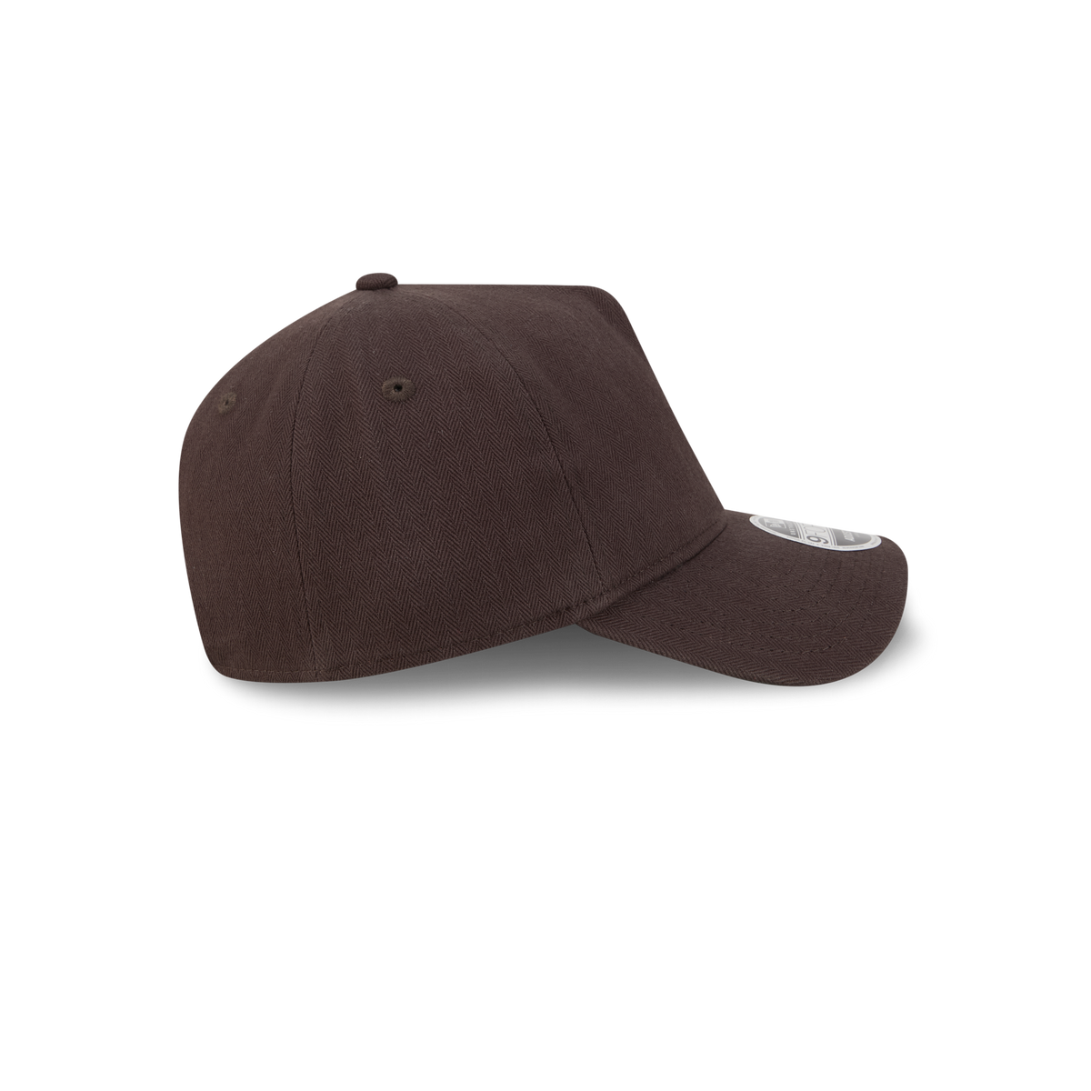New Era Branded Herringbone Brown Suede 9FORTY A-Frame Unstructured Snapback Hat