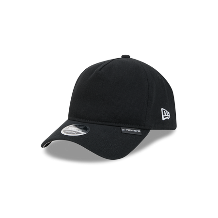 New Era Branded Herringbone Black 9FORTY A-Frame Unstructured Snapback Hat
