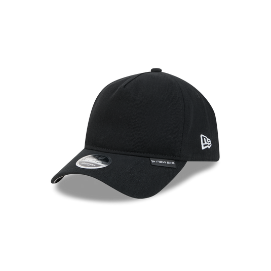 New Era Branded Herringbone Black 9FORTY A-Frame Unstructured Snapback Hat