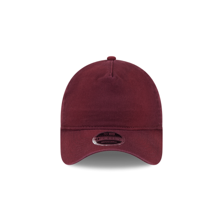 New Era Branded Washed Maroon 9FORTY A-Frame Unstructured Snapback Hat