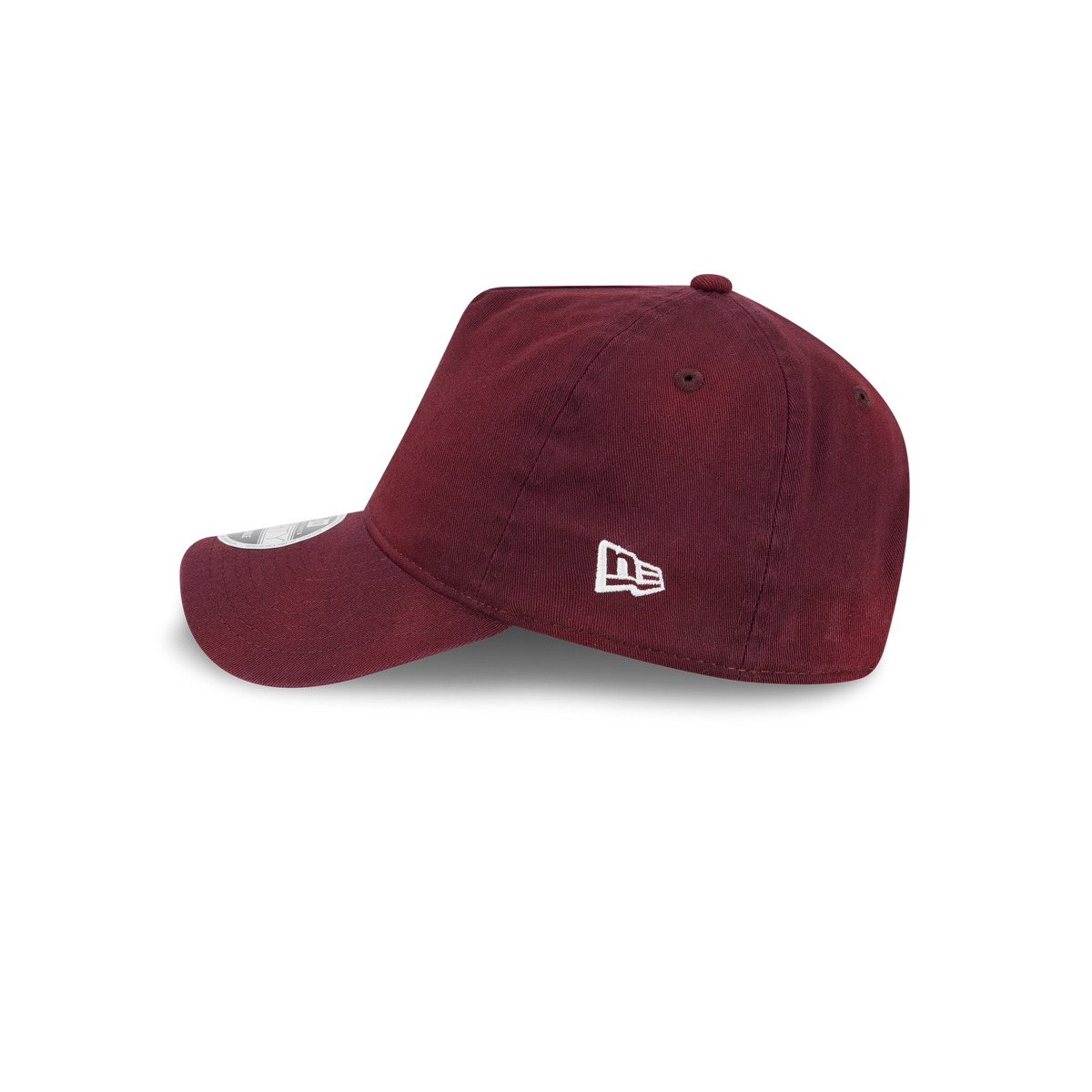 New Era Branded Washed Maroon 9FORTY A-Frame Unstructured Snapback Hat