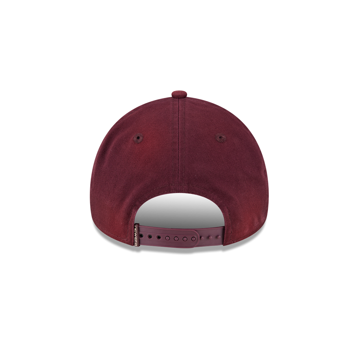 New Era Branded Washed Maroon 9FORTY A-Frame Unstructured Snapback Hat