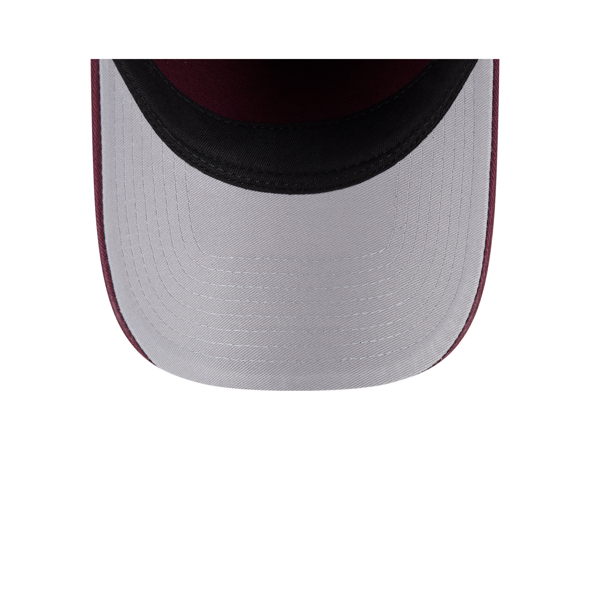 New Era Branded Washed Maroon 9FORTY A-Frame Unstructured Snapback Hat