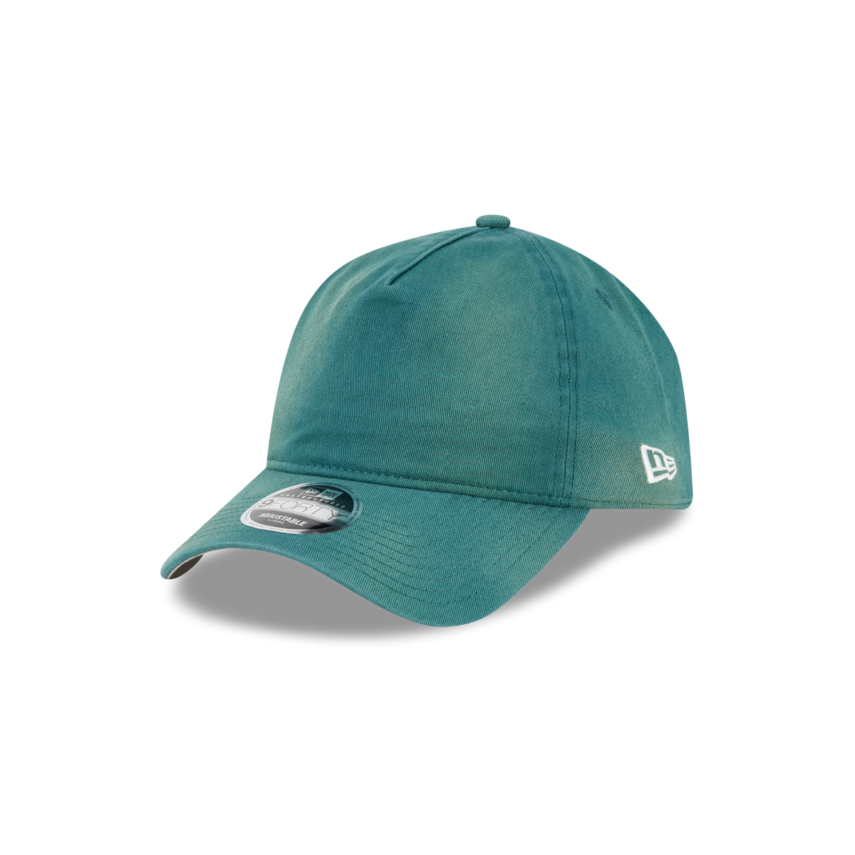 New Era Branded Washed Pine Needle Green 9FORTY A-Frame Unstructured Snapback Hat