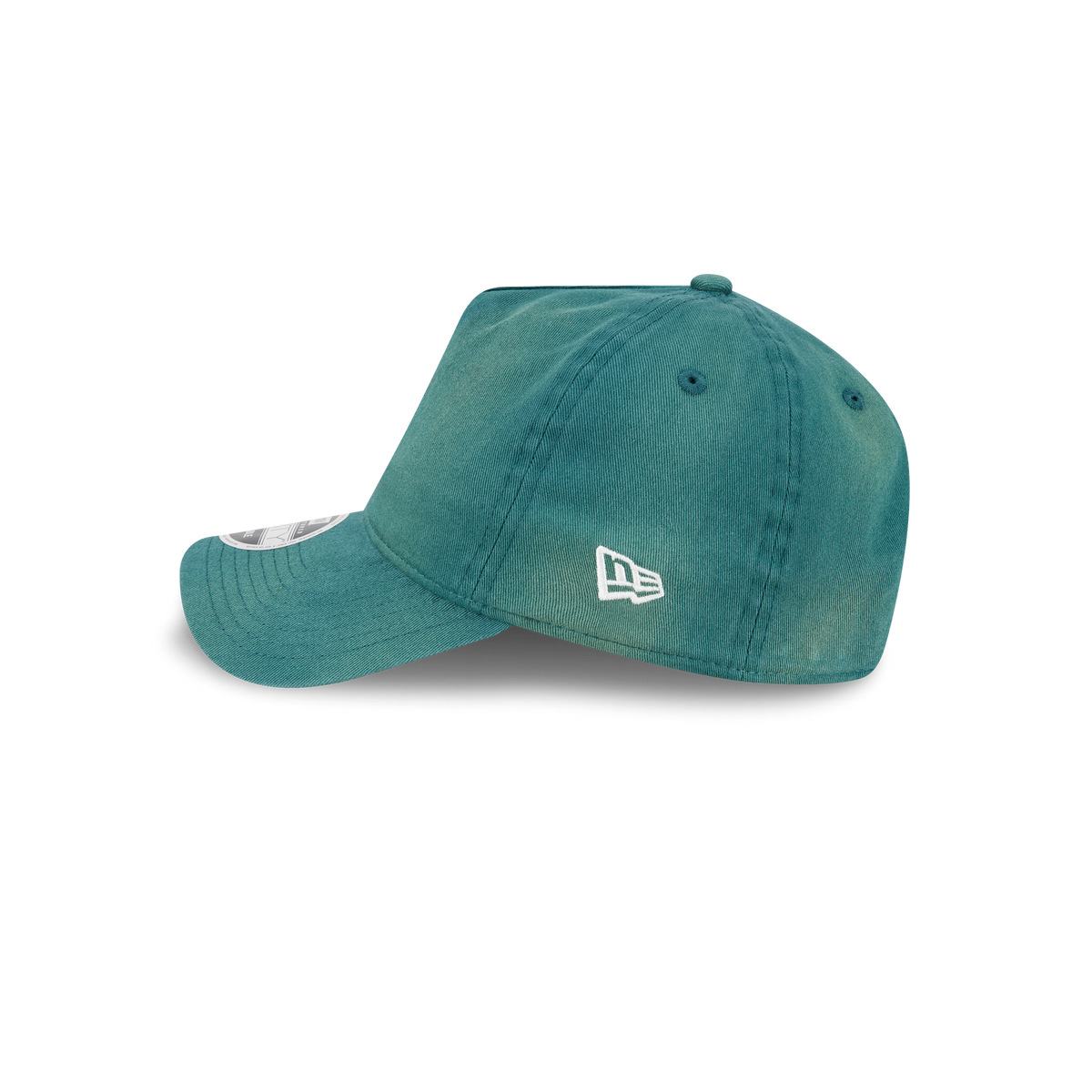 New Era Branded Washed Pine Needle Green 9FORTY A-Frame Unstructured Snapback Hat