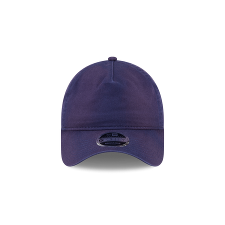 New Era Branded Washed Carbon Navy 9FORTY A-Frame Unstructured Snapback Hat