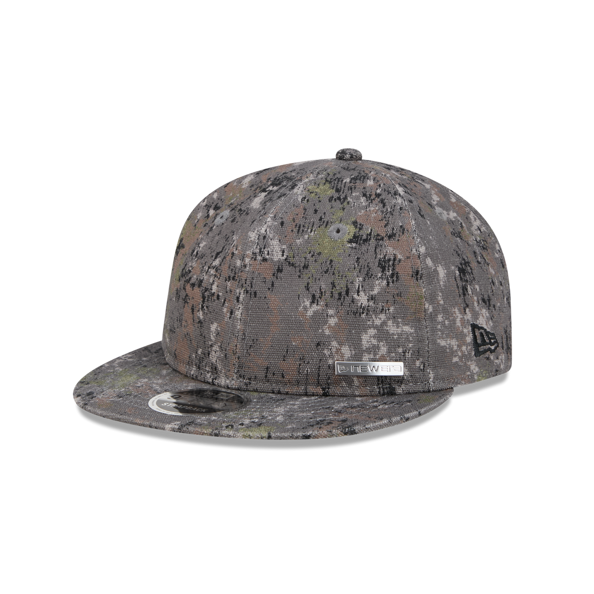 New Era Branded Abstract Camo Retro Crown 9FIFTY Adjustable Hat