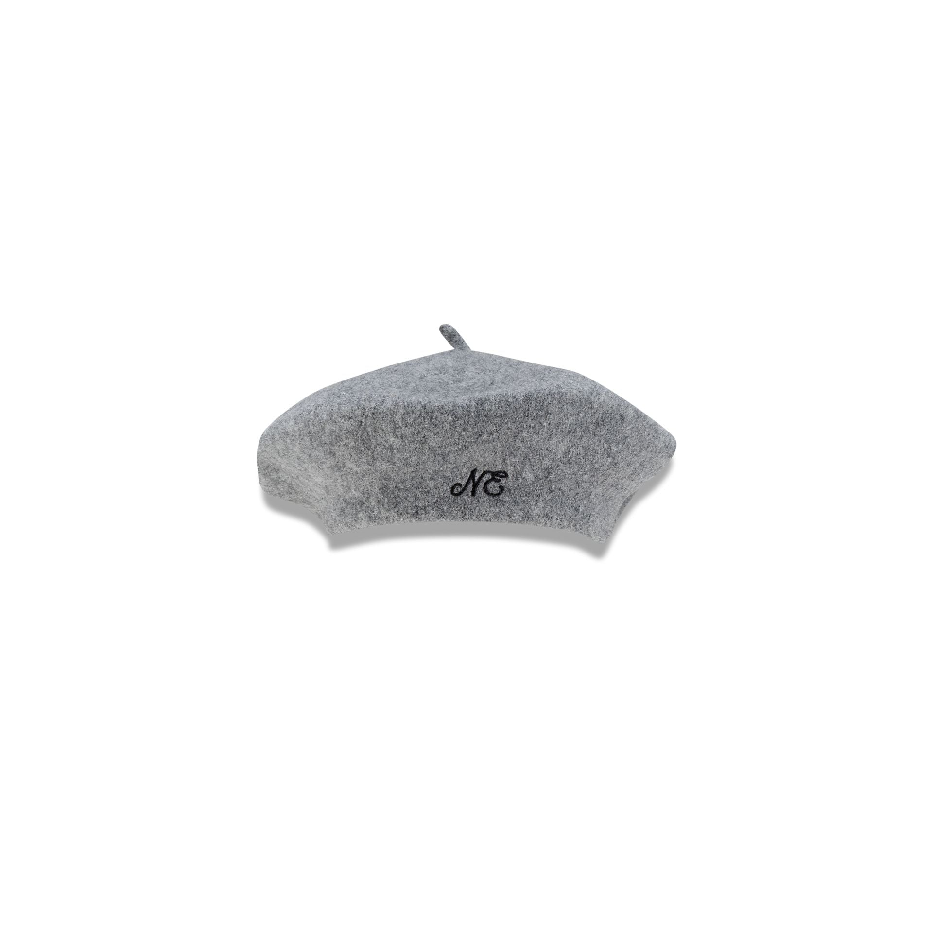 帽子 SNBYA.H WASHABLE MERINO WOOL BERET New Era Branded Merino Wool Heather Gray Beret Hat – New Era Cap