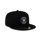 Houston Astros Black & White Circle 59FIFTY Fitted Hat