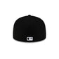 Houston Astros Black & White Circle 59FIFTY Fitted Hat