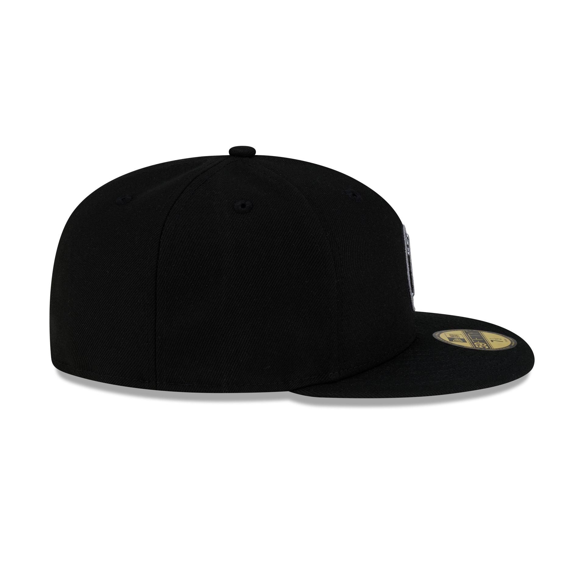 Houston Astros Black & White Circle 59FIFTY Fitted Hat
