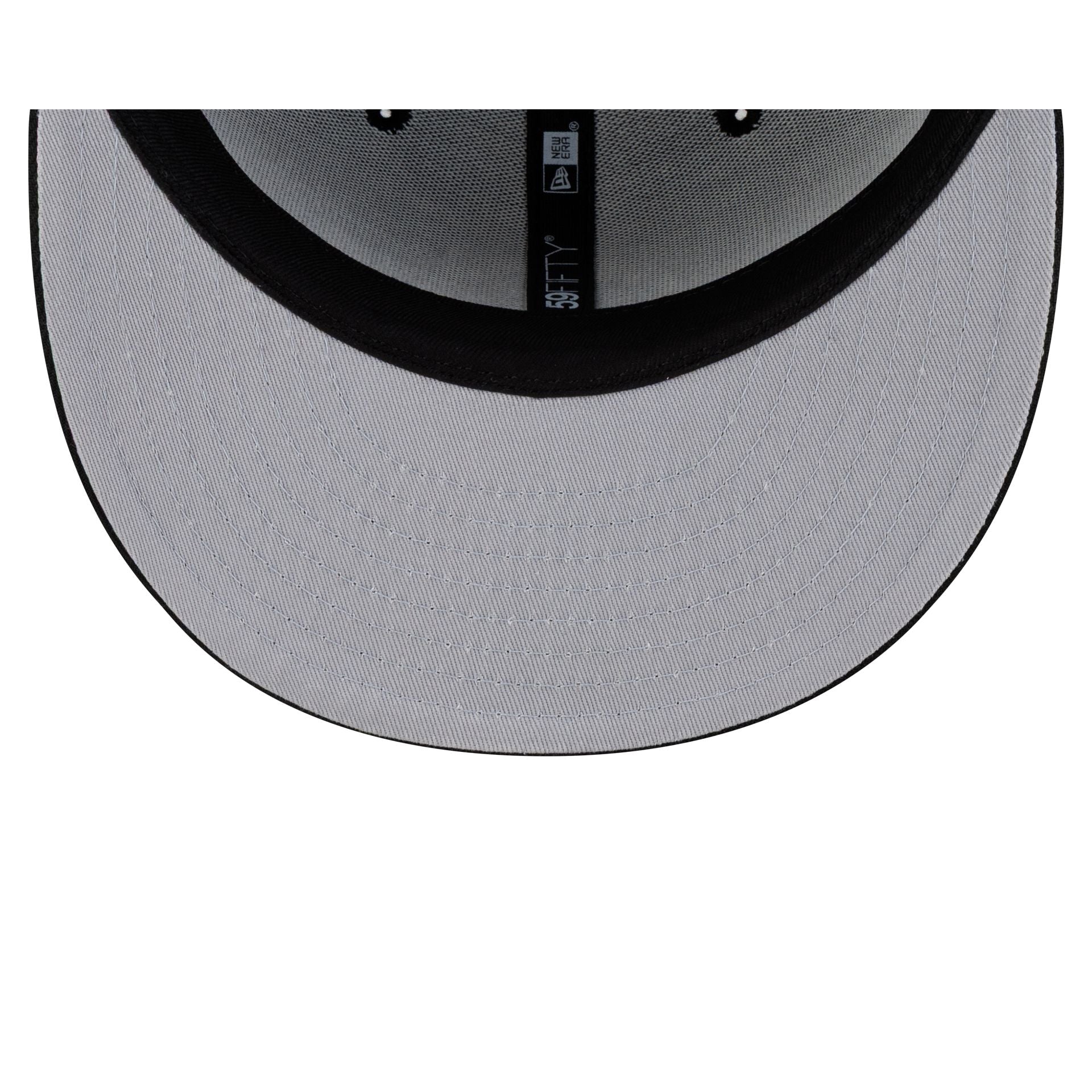 Houston Astros Black & White Circle 59FIFTY Fitted Hat