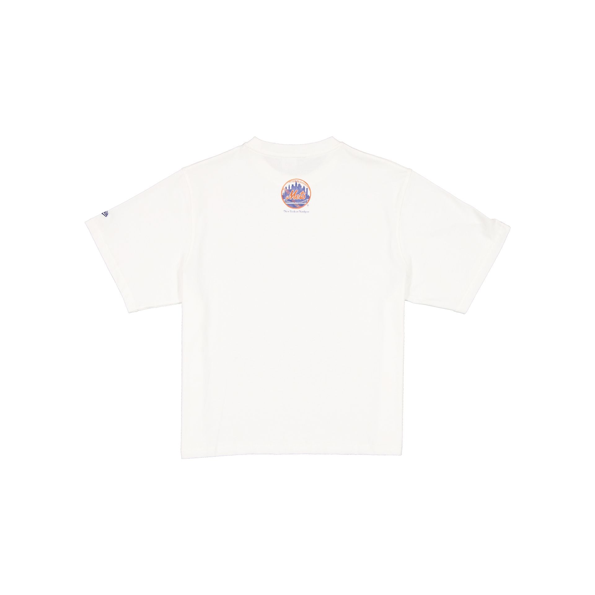 New York or Nowhere x New York Mets Watercolor Cropped T-Shirt