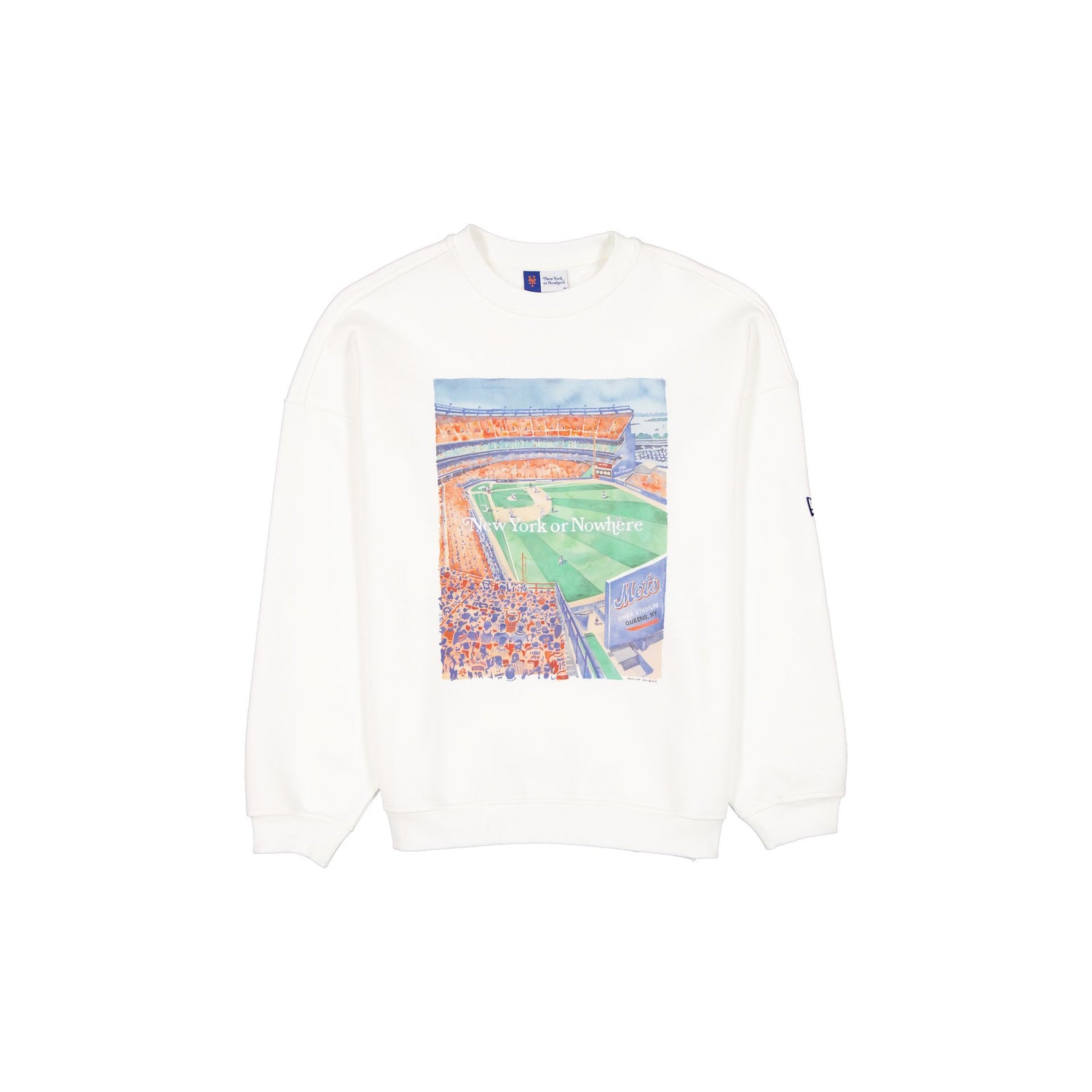 New York or Nowhere x New York Mets Watercolor Crewneck