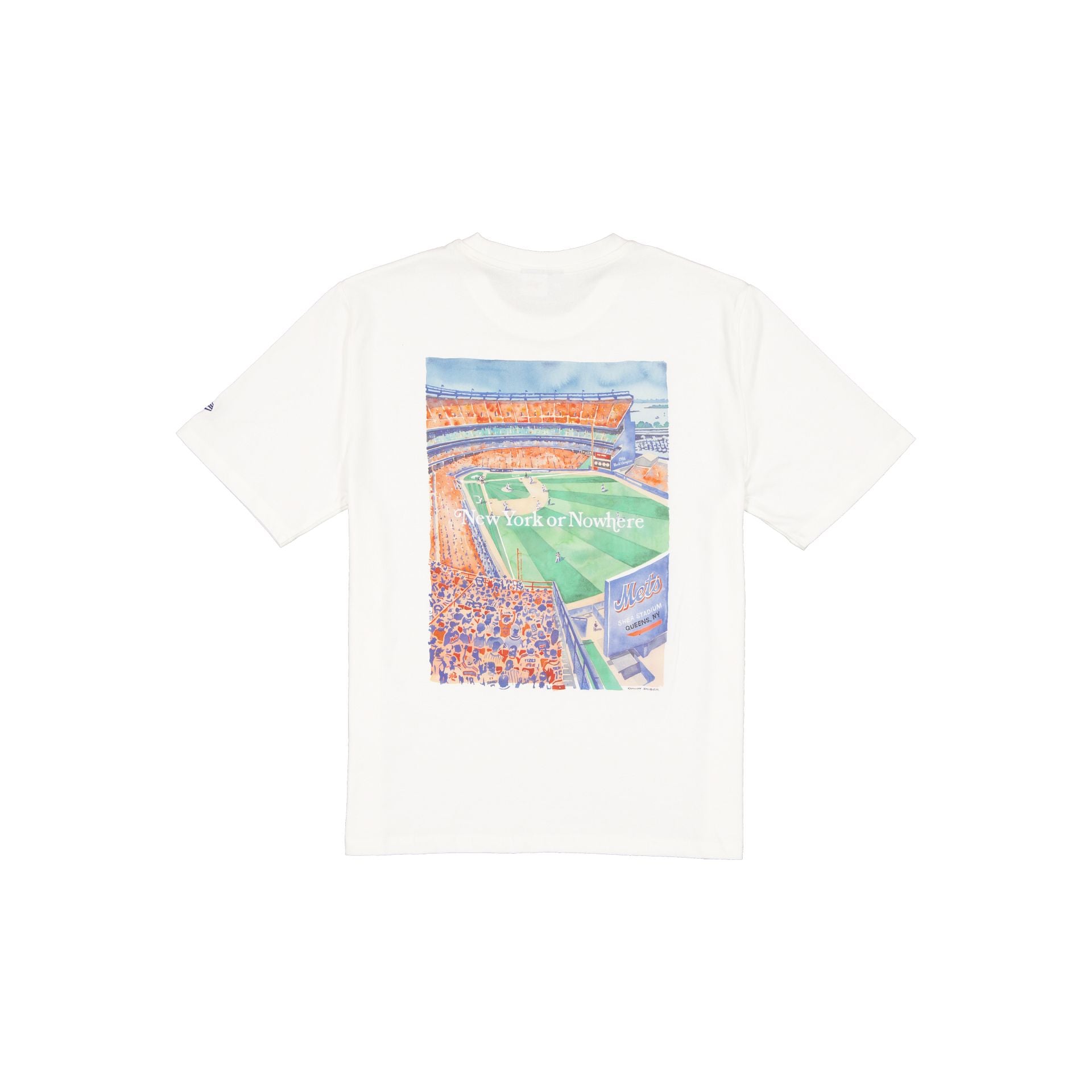New York or Nowhere x New York Mets Watercolor T-Shirt