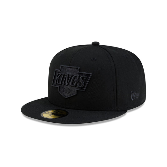 Los Angeles Kings Black on Black 59FIFTY Fitted Hat