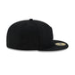 Chicago Blackhawks Black on Black 59FIFTY Fitted Hat