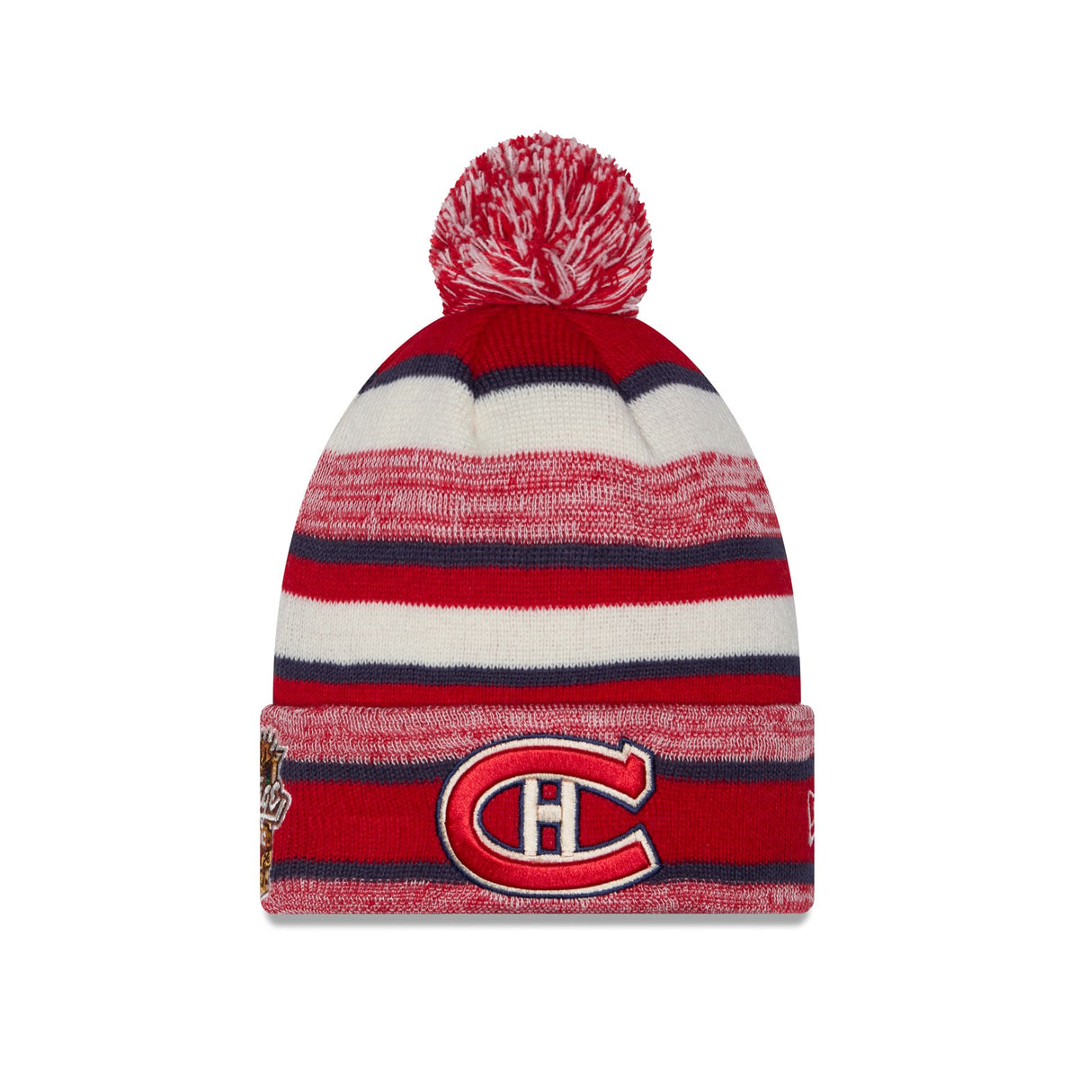Montreal Canadiens 2026 Heritage Classic Kids Pom Knit Hat