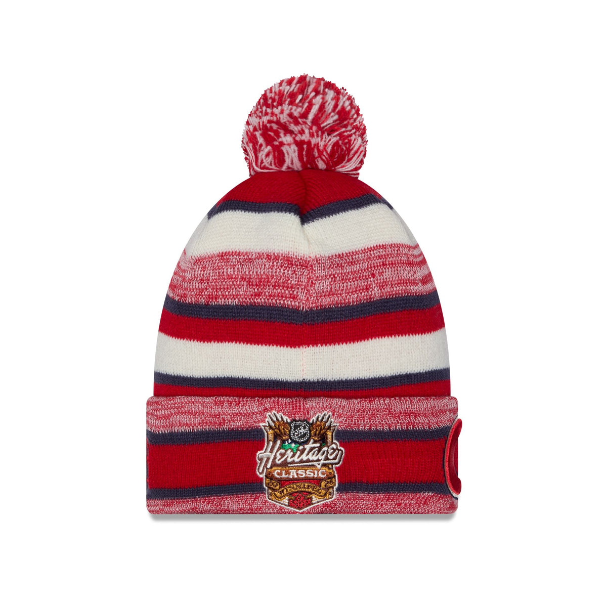 Montreal Canadiens 2026 Heritage Classic Kids Pom Knit Hat