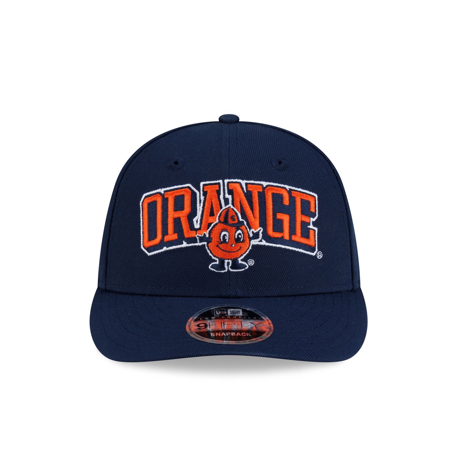 Syracuse Orange Wordmark Navy Low Profile 9FIFTY Snapback Hat