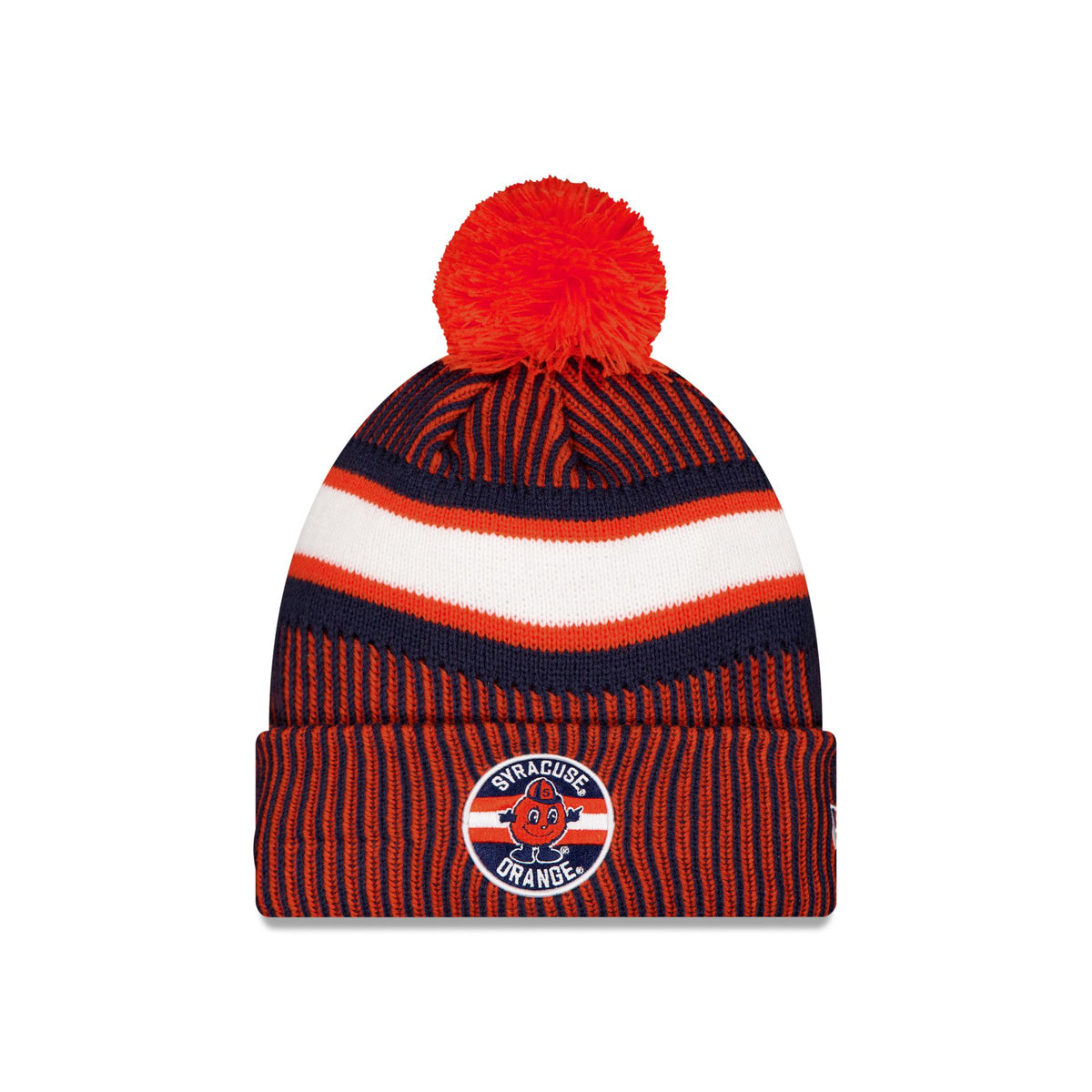 Syracuse Orange Navy Pom Knit Hat