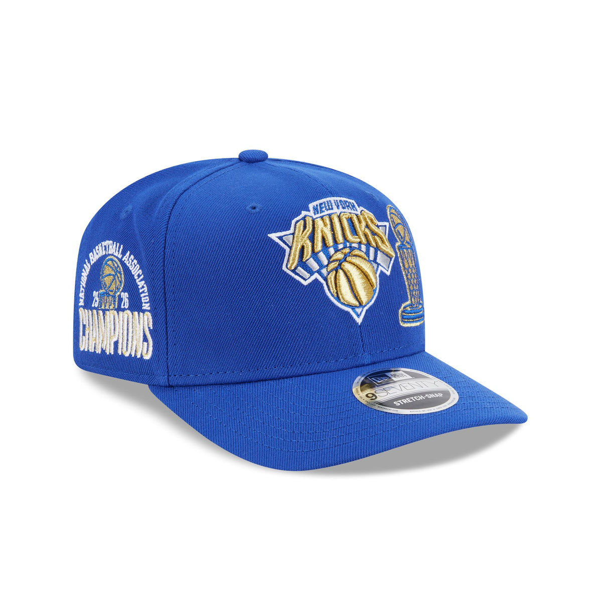New York Knicks 2026 NBA Ring Ceremony Blue 9SEVENTY Stretch-Snap Hat