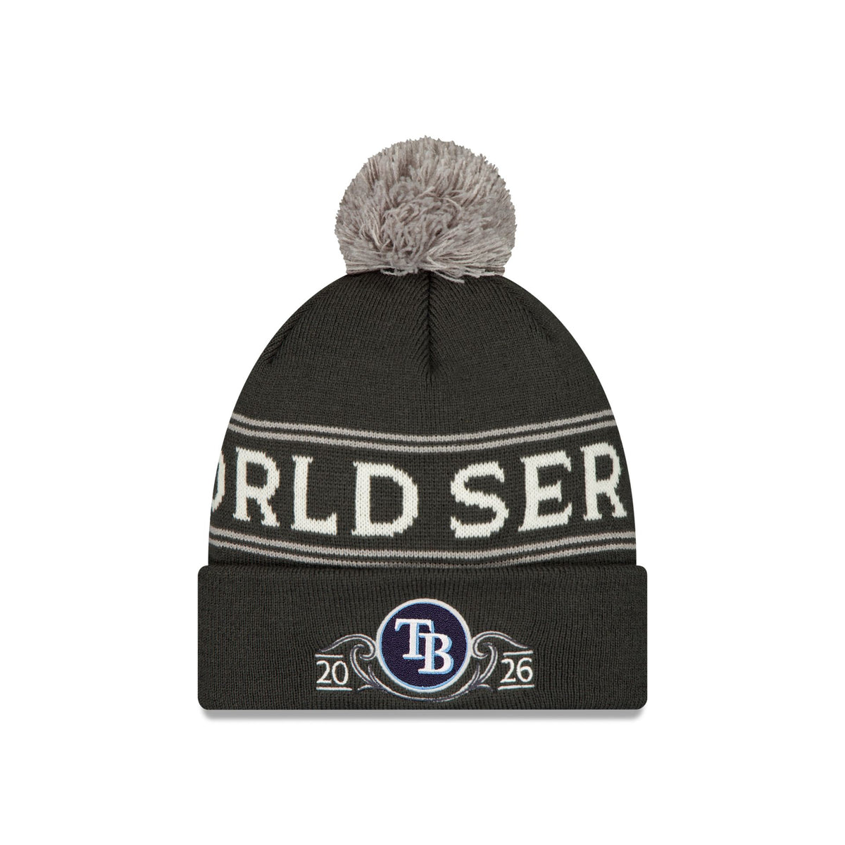 Tampa Bay Rays 2026 League Championship Series Locker Room Pom Knit Hat