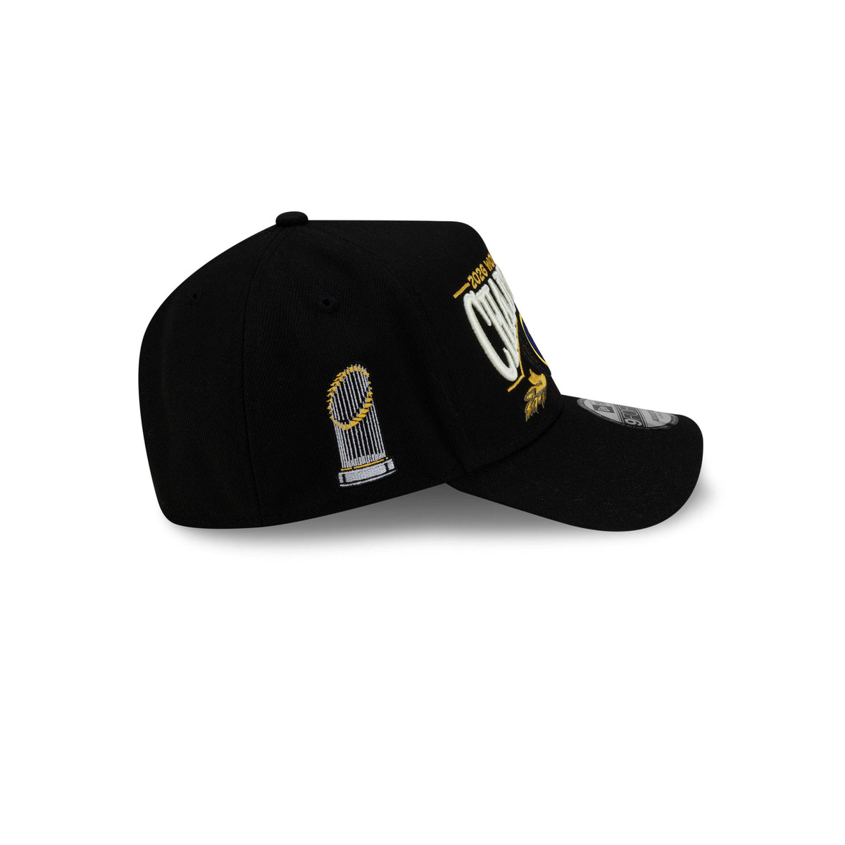 Milwaukee Brewers 2026 World Series Champions Locker Room Kids 9FORTY A-Frame Snapback Hat