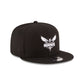 Charlotte Hornets Basic Black 9FIFTY Snapback Hat