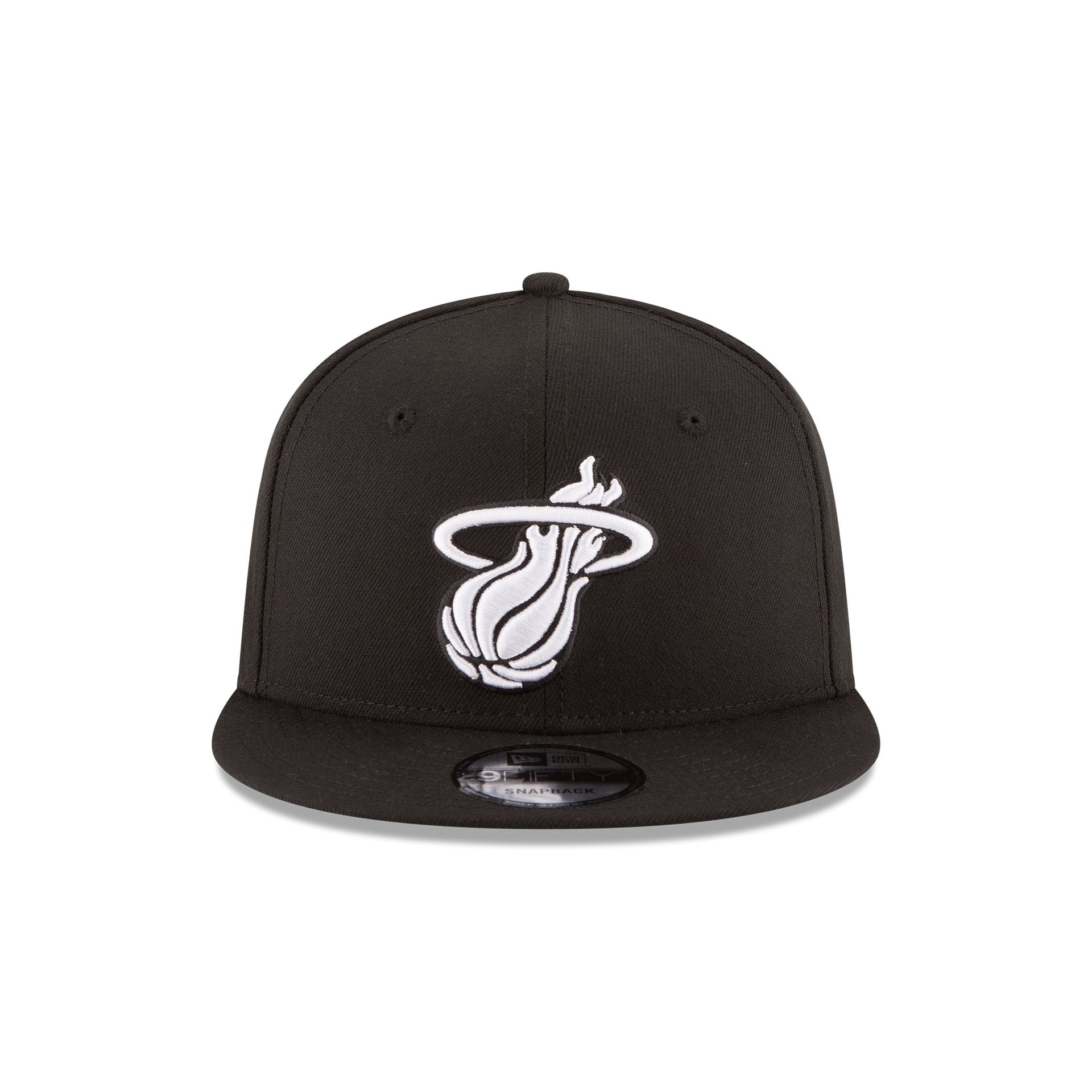 Miami Heat Basic Black 9FIFTY Snapback Hat
