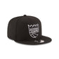 Sacramento Kings Basic Black 9FIFTY Snapback Hat