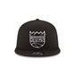 Sacramento Kings Basic Black 9FIFTY Snapback Hat