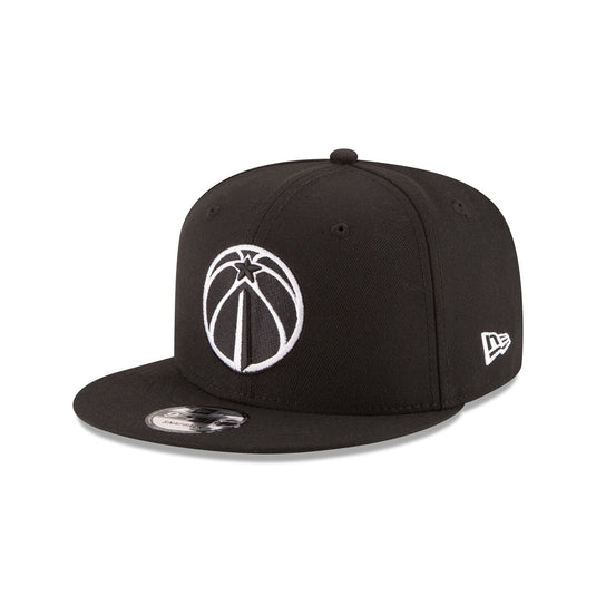Washington Wizards Basic Black 9FIFTY Snapback Hat - New Era Cap