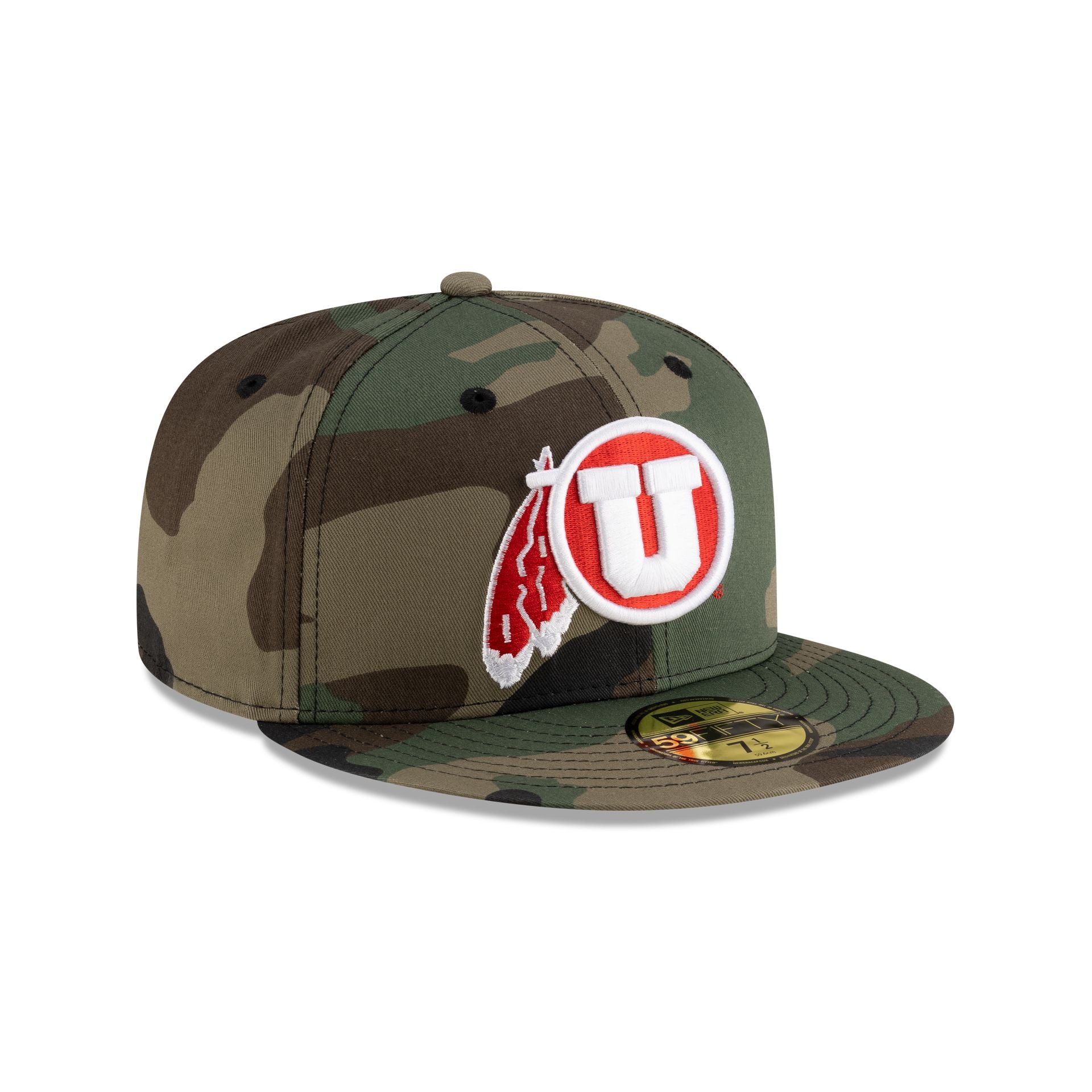 Utah Utes Woodland 59FIFTY Fitted1