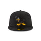 Looney Tunes Daffy Duck Black 59FIFTY Fitted Hat