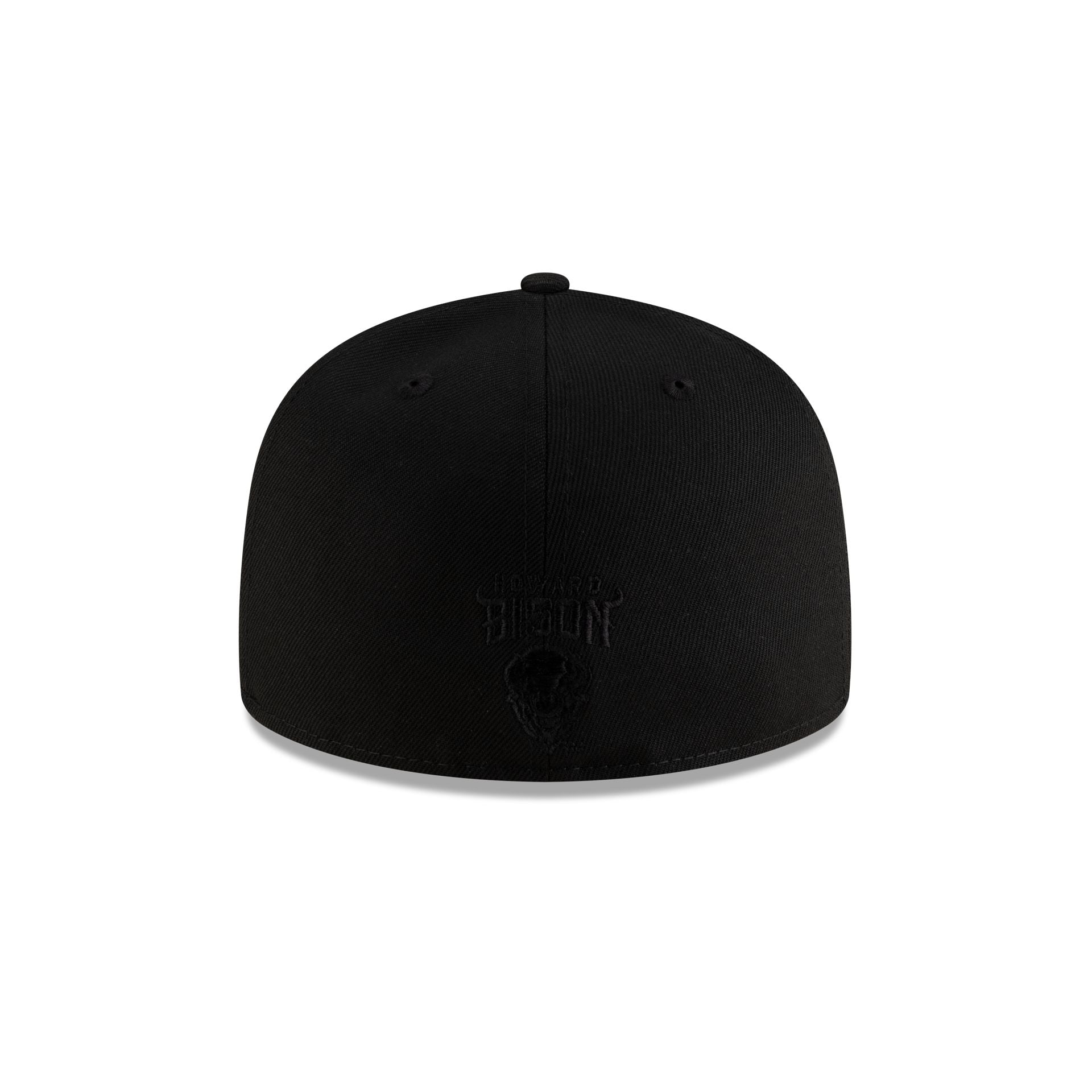 Howard Bison Black on Black 59FIFTY Fitted Hat – New Era Cap