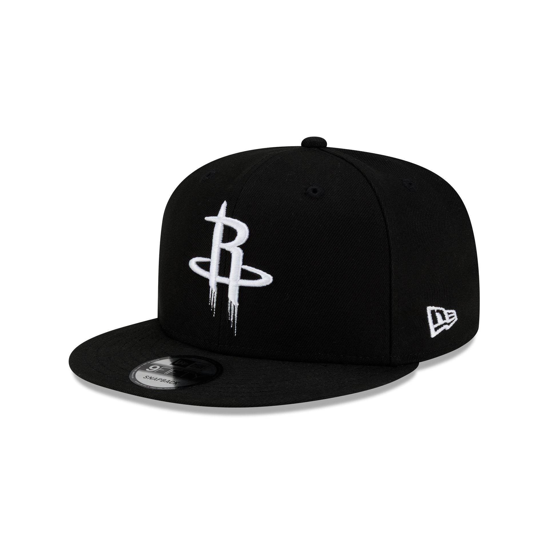 Houston Rockets Black and White 9FIFTY Snapback Hat