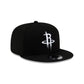 Houston Rockets Black and White 9FIFTY Snapback Hat