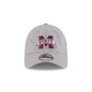 Mississippi Bulldogs Gray 9TWENTY Adjustable Hat