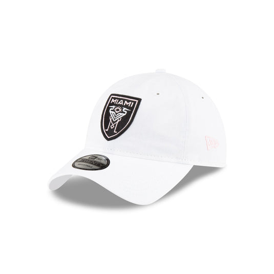Inter Miami Basic White 9TWENTY Adjustable Hat - New Era Cap