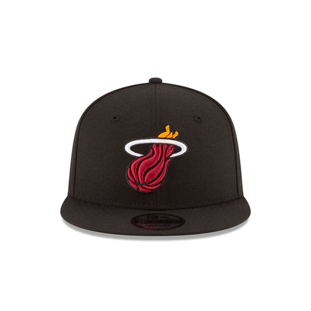Miami Heat Black 9FIFTY Snapback Hat