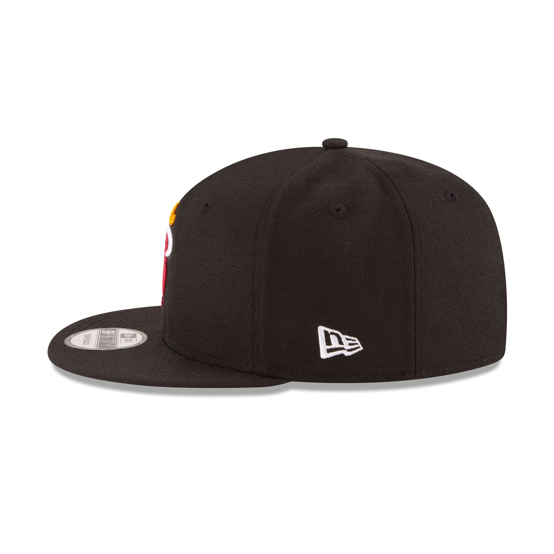 Miami Heat Black 9FIFTY Snapback Hat – New Era Cap