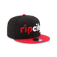 Portland Trail Blazers Basic Two Tone 9FIFTY Snapback Hat