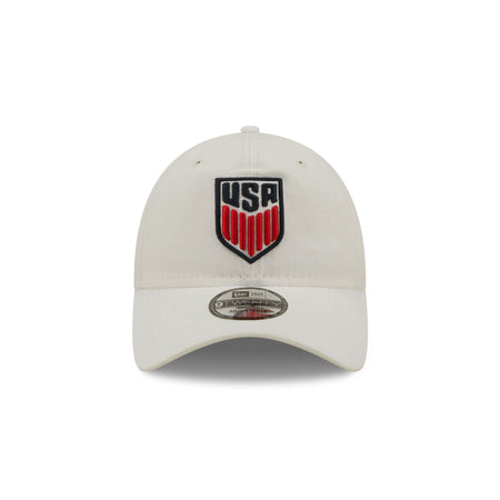 US Soccer White 9TWENTY Adjustable Hat