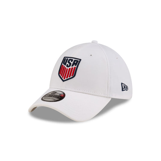U.S. Soccer Men's National Team White 39THIRTY Stretch Fit Hat - New Era Cap