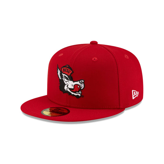 NC State Wolfpack College Vault Scarlet 59FIFTY Fitted Hat - New Era Cap