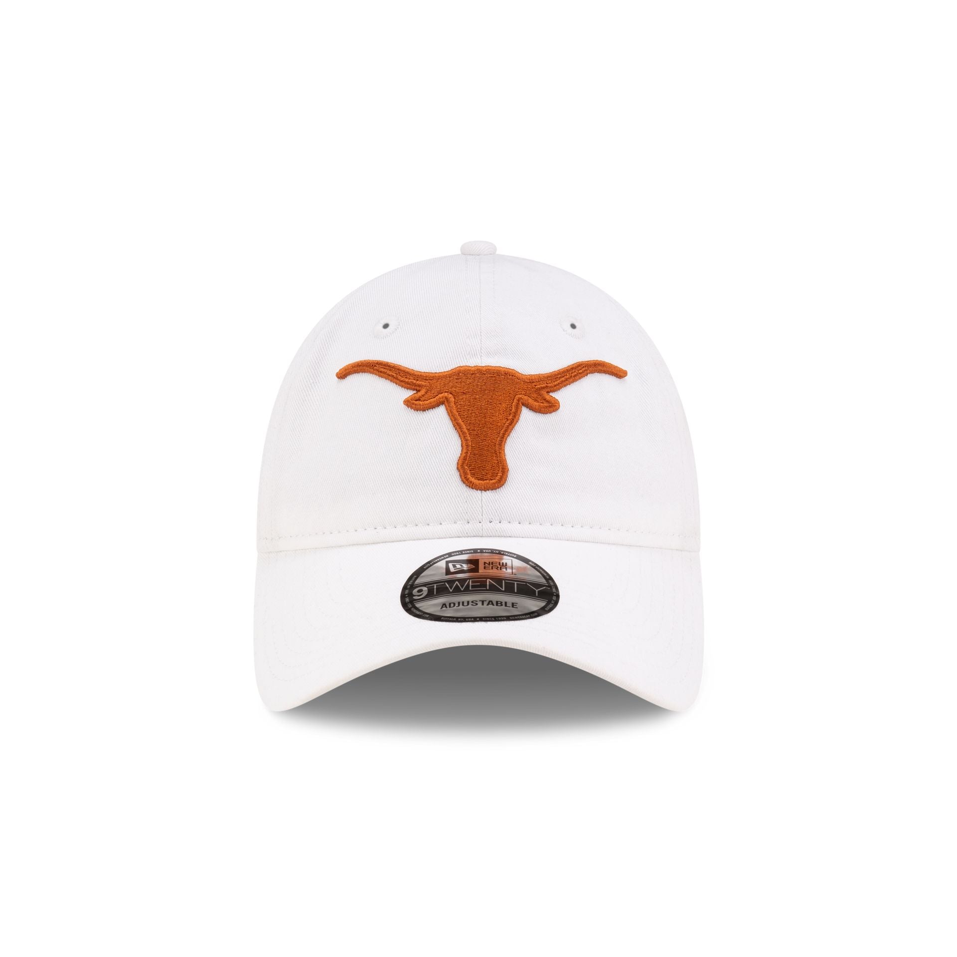 Texas Longhorns White 9TWENTY Adjustable Hat