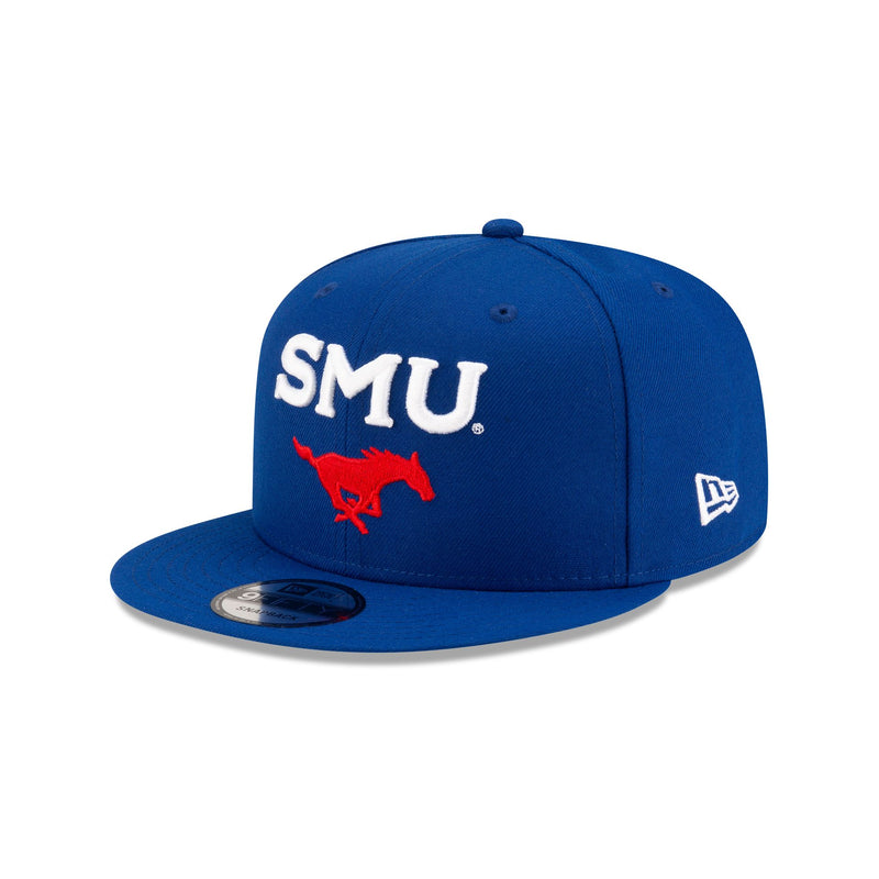 Blue Brand NCAA SMU Mustangs Vinyl Sticker 6-Pack - 3 Inch Team Decals, Waterproof & Scratch Resistant, Officially Licensed Fan Gear